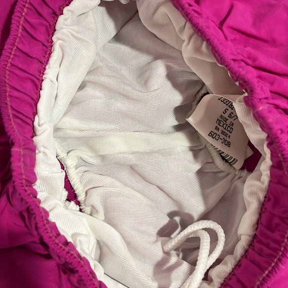 REI Vintage 90s Swim Trunks Bathing Suit Shorts Mesh Lining Drawstring Unisex - Picture 5 of 7